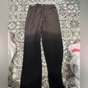 Gradient Brown and Black Women's Leggings